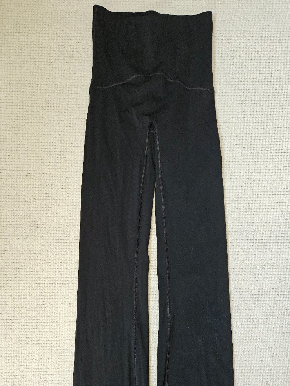 SPANX Booty Boost Flare Pant Leggings Black Large L Yoga Workout Athleisure